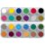 GRIMAS Profi Schminkpalette Water Make-Up Palette A+B, 24×2.5ml, hochwertige Kinderschminke/Karnevalsschminke auf Wasserbasis, mehrfarbig, WMUP24