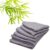 Bambus-Waschlappen, Make-up-Entferner, Gesichtsreinigungstücher, super weiche und sanfte Bambus-Waschlappen, Handtuch-Set, schnell trocknende Gesichtstücher für Frauen (25,4 x 25,4 cm)