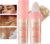 Prreal Body Glitter, Shimmer Face and Body Highlighter Powder with Sponge Head, High Gloss Sparkle Powder Makeup for Hair Face Body Cosmetics with Bright Luster#Golden Brown