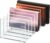 iDesign Make-up Organizer, Make-up Paletten Organizer mit 7 Fächern aus der Signature Series by Sarah Tanno, Kosmetik Aufbewahrung aus Kunststoff für Schmink-Paletten, Transparent