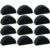Bowitzki Face Paint Sponges Face Painting Half Moon Black Sponges High 12 Pieces for Art Work and Body Paint