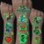 Luminous Tattoos for Children, 8 Sheets Temporary Tattoo Set, Stick-On Tattoos, Birthday Party Gift Decorations, Advent Calendar Children’s Gifts