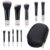 Mini Makeup Brush Set, 10-Piece Make Up Brush Set, Travel Brush Set Makeup with PU Bag, Cosmetic Brush Set, Portable Makeup Brush Sets for Brushing Foundation, Foundation, Eyeshadow, Blush