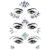 Sularpek Set of 3 Glitter Stones Face Festival, Face Rhinestones, Rhinestone Face Jewels Crystals Rhinestones Face Temporary Tattoos, Rhinestones for Carnival Make-Up Party Make Up