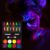NebulaGlam 16 Farben UV Bodypainting UV Farbe Schminke, Neon UV Kinderschminke Set, Face Paint Schminkset Fasching Karneval Halloween Weihnachten Schminke
