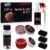 Halloween Artificial Blood, Fake Blood Kit, Makeup Scar Wax Kit, for Halloween Cosplay, Skin Wax, Spatula, Artificial Blood, Scar Water, for Vampire Zombie Horror