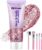 Body Glitter Sequins for Face Glitter Gel Face Body Glitter Gel for Lips Glitter for Masquerade Shiny Glitter Body Gel for Festival Glitter Make-Up Glitter Makeup 50 ml # Pink