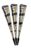 Original natural cone of cones for temporary Mehndi tattoos (black)
