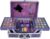 Lip Smacker Wish Makeup Traincase 50 Pieces Kids Makeup Set with Colourful Lip and Face Palettes Nail Polishes, Hair Accessories and Mirrors, Disney Princess Gifts