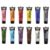 Moon Creations Gesichts- und Körperfarbentuben, 12er-Set, gebrauchsfertige Gesichtsfarbe, ohne Flocken, tierversuchsfrei, Gesichtsfarbe, Kostüme, Feste, Halloween für Kinder, Erwachsene
