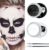 Face Paint 20 g x 2 Black & White Make-Up Set with Makeup Brush, Clown Face Body Colour Set, Body Paint for Zombies, Vampires, Monsters, Cosplay