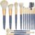 EmaxDesign Make-Up Brush Set, 15 Pieces, Professional Make-Up Brush Set, Premium Synthetic Cosmetic Brush, Foundation, Eyeshadow, Blush Makeup Brush, Cosmetic Brush Set