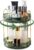 CESTATIVO Make Up Organiser, 360° Rotating Cosmetic Organiser, Beauty Organiser, Skin Care Organiser for Bathroom (2 Layers, Green)