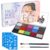 Face Body Painting Oil, Body Painting Children’s Make-Up Set with 15 Colours, Make-Up Water-Based Professional Palette with Brush, 4 Pattern Templates, Makeup Set for Halloween Carnival