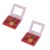 Hello Kitty Design – Eyeshadow with Mirror – Beauty Makeup for Girls – Versatile Makeup Set with 4 Eyeshadow Colours, Brush and Mirror (Red 2 Pack, 2 Pack)