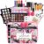 FantasyDay Multifunktions Exquisite Kosmetik Geschenkset Make-up Schmink Kit für Gesicht, Augen und Lippen – Makeup Paletten Schminkkoffer mit Lidschatten Palette, Lippenstift, Rouge, Mascara #2