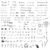 COLOFALLA 3 Sheets 130+ Pieces Temporary Tattoos 2 Weeks Lettering in German Tattoos for Sticking Fake Tattoos Adhesive Tattoos Small Patterns Inspirational Sayings for Women Men