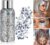 Glitzer Gesicht Body Glitter Gel, Meerjungfrau Glitzer Make Up, Festival Glitzer Gesicht Gel, Schminke Karneval Glitzer für Festival, Musikfestivals, Party, Masquerade, Body/Face/Haare/Lippen (Silber)