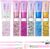 7 Stück Body Glitter Gel, Glitzer Gesicht Festival Glitzer Gesicht, Glitzer Schminke Glitzer Make Up Für Gesicht,Body Glitzer Gel Gesicht,Glitzergel(2Weiß+Hellrosa+Dunkelrosa+Silber+Blau+Gold+5 Pinse)