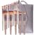 HEYMKGO Makeup Brush Set, Professional Make Up Brush Set, 15 Pieces with Bag, Champagne Gold Make-Up Brush Kit, Eyeshadow Make-Up Brushes, Kabuki Cosmetic Brushes, Make-Up Gift Sets