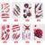 Kesoto 16-piece Halloween Tattoos Scars, Scratches, Blood Stickers