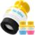 DUO BP Solar Buddies Refillable Roll On-Sponge Applicator For Kids, Adults, Families, Travel Size Holds 100 ml, Travel-Friendly for Sunscreen, Suncream and Lotions (Blue, Pink)