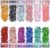 Festival Glitzer Gesicht für Festliche Verkleidungen, 12 Farb-Set Body Glitter für Nagelkunst und Körper, Haare, Kleidungsdekoration, Feminine Make Up Pailletten und Zubehör