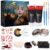 Fake Halloween Vampire Blood Gel Fake Blood Modelling Scar Wax 6 Colours Bruise Makeup Palette Spatula Tool Makeup Brushes Stiple Sponges Makeup Sponge