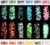 QIURUYUE Fluorescent Glitter, 12-Colour Luminous Glitter Face, Luminous Body Glitter for Nail Art and Body, Face, Hair, Clothing Decoration (Fluorescent)
