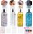 Glitzer Gesicht, 4 Bottle Festival Glitzer Gesicht Liquid Gel, Mermaid Pailletten Body Glitter Gel für Haare Nägel Face Make Up, Glitzer Schminke Glitzersteine Selbstklebend für Festival Masquerade