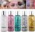 Prreal Body Glitter Gel, 5 Bottle Mermaid Sequins Chunky Glitter Liquid Gel kit, Long-Lasting Glitter Sequins Chunky Powder Gel for Festival Masquerade Birthday Makeup#White+Gold+Silver+pink+Green