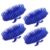 Segbeauty Palm Brush Hair, 4 Pieces Scalp Massager Shampoo Brushes Men Beard Comb Scalp Scrubber for Washing Hair, Pet Shower Grooming, Salon Shampoo Hair Brush