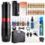 HAWINK EM154EN02P199EU-1 Tattoo Machine Set with 1500 mAh Battery Pack of 20 Tattoo Needles 7 Inks Blue Soap Case Complete Tattoo Accessory Kit
