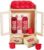 BRUBAKER Cosmetics Bathroom and Care Set in Wooden Cabinet 10 Pieces
