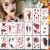 Halloween Tattoo Scars Zombie Make-Up Adult Children Fake Tattoos Wounds Halloween Make Up, Waterproof Vampire Temporary Tattoos Halloween Decoration Horror Sticker Face Cosplay Costume Accessories