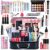 FantasyDay Multifunktions Exquisite Make-up Geschenkset Kosmetik Schmink Kit für Gesicht, Augen und Lippen – Makeup Paletten Schminkkoffer mit Lidschatten Palette, Lippenstift, Rouge, Mascara, Pinsel