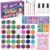 Glitter Tattoo Set Children, Glitter Tattoos Children’s Set Girls – 38 Colours 182 Tattoo Stencils 3 Glue 5 Brushes Temporary Tattoos Glitter Gift for Girls Parties Birthday Easter Christmas