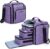 BAFASO Make Up Bag for Cosmetics Accessories, purple, Make up bag