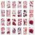 Kesote 24 Sheets Tattoo Halloween Temporary Tattoos Scars Scratch Stickers Scar Blood Stickers for Halloween Costume Makeup
