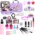 DKINY 28 Pieces Children’s Make-Up Set Girls Toy Children’s Make-Up Set Girls with Unicorn Vanity Case Washable Make-Up Set Christmas Birthday Gift for Girls from 4 Years