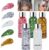 5 Stück Body Glitter Gel, Mermaid Sequins Chunky Glitter Liquid kit, Flüssiger Lidschatten für Body Face Haare Lippen Nagel Festival Party Makeup (White/Gold/Silver/Rosa/Grün)