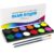 Kinderschminke Set Face Paint von Blue Squid PRO 12x10g Klassische Professionelle Schminkfarbe und Bodypaint, Profischmink-Palette, Fasching, Halloween, Erwachsene & Kinder, Sicheres Schminkfarbe