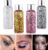 Body Glitter gel, 4 Bottle Glitzer Gesicht Körperglitzer Glitter Liquid Gel kit, Chunky Glitter Gel, Meerjungfrau Pailletten Funkelnde für Gesicht Haare Lippen Nägel Make Up Kosmetik Festival
