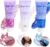 NonKob 3 Stück Body Glitter Gel, Festival Glitzer Gesicht Mermaid Sequins Liquid Gel, Festival Zubehör Körperglitzer Pailletten für Haare Lippe Körper Flüssiger Lidschatten, für Halloween Festival