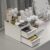DancesCat Make Up Kosmetik Organizer mit Schubladen, Makeup Organizer Aufbewahrung Kosmetikbox für Waschtische, Schminktisch Organizer Box für Schlafzimmer, Badezimmer, Große Schmink Organizer