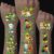Luminous Tattoos for Children, 8 Sheets 180+ Temporary Tattoo Set, Tattoos for Sticking, Children’s Birthday Party Gift Decorations, Advent Calendar Children’s Gifts