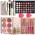 Joyeee Professionelles Make up Set, Schminkset für Frauen Teenager Mädchen, Make up Geschenkset – Lidschatten Palette, Lippenstift, Rouge, Mascara, Eyeliner, Puff, Foundation, Pinsel