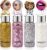 Body Glitter Gel, Vegena 5 Bottles Glitter Face, Chunky Glitter, Make-Up Carnival Face Glitters for Cosmetics, Face, Hair, Lips, Nails, Festival, Party Make-Up (White + Gold + Silver + Pink)
