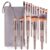 HEYMKGO Make Up Brush Set 15 Pieces Professional Brush Set Makeup Brush Kit Makeup Foundation Brush Eyeshadow Brush Set Makeup Brush Face and Eye Cosmetic Brush with PU Leather Bag