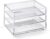 Osco Clear Acrylic Container with 3 Drawers, clear m